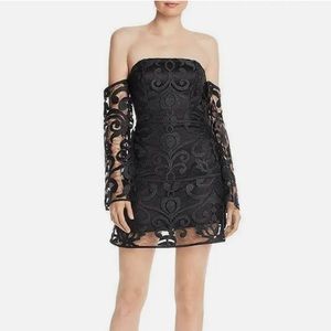 NWT Finders Keepers Womens Alchemy Lace Off-The-Shoulder Party Dress